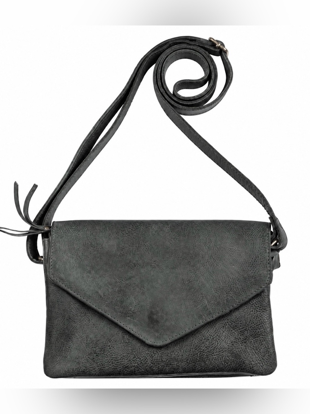 Latico Harbor Moss Full Grain Leather Crossbody Bag Purse 3105
